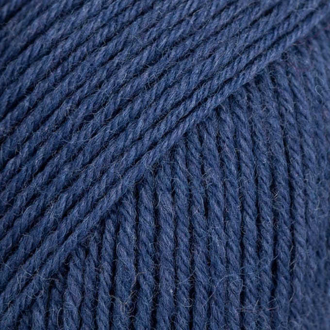DROPS Fabel Uni Colour - 107 blauw - Wol Garen