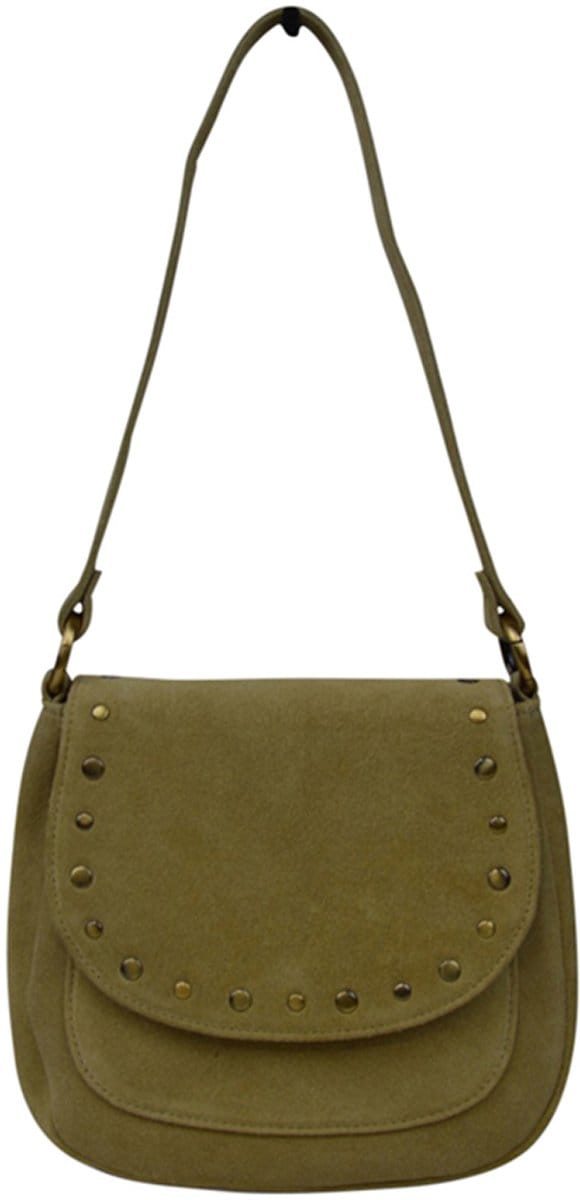DSTRCT Portland Road Kleine Schoudertas Dames - Leer - Beige
