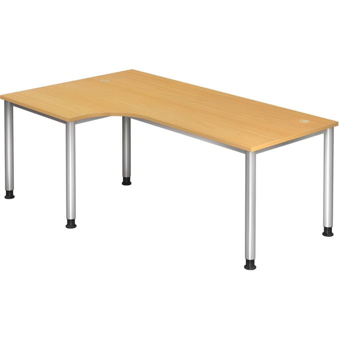 HILO 82 S | Bureau - Beuken 200 x 120 Tafelhoogte I In hoogte verstelbaar