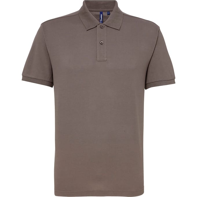 Asquith & Fox Heren Poloshirt met korte mouwen Prestatiemengsel (Leisteen)