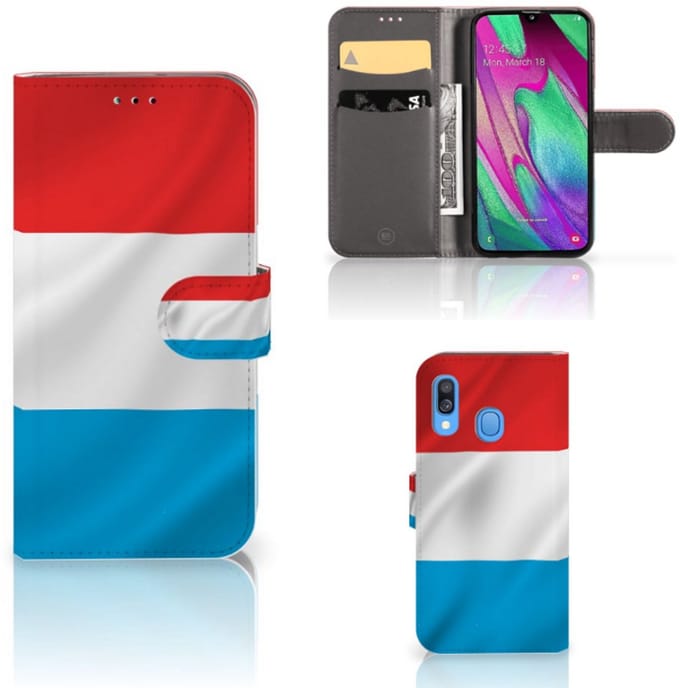 Samsung Galaxy A40 Bookstyle Case Luxemburg