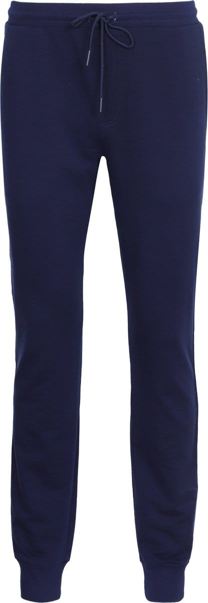 La-V pyjamabroek van sweatsof voor heren donkerblauw  L