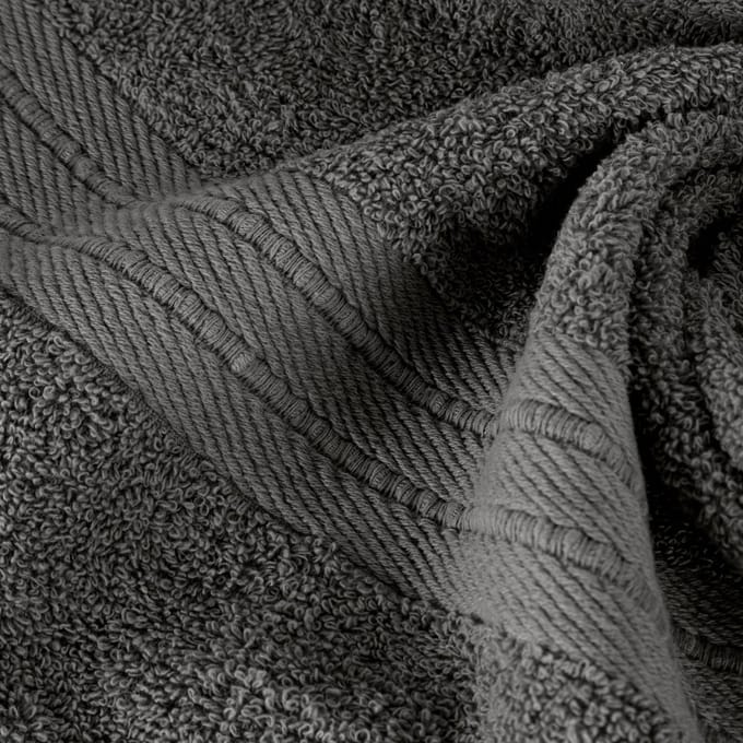 Kaya Badhanddoek 70x140cm Katoen Frottee Staalgrijs