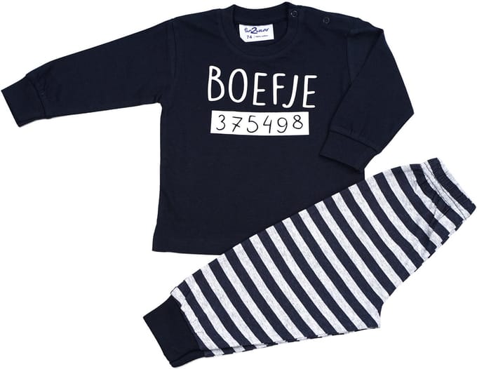 Fun2wear Boefje Pyjama Navy - Maat 128