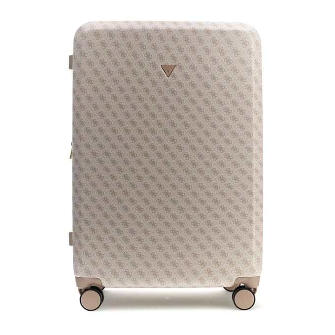 GUESS trolley Latona 28 In 8-Wheeler Exp Bone Logo crème 76cm