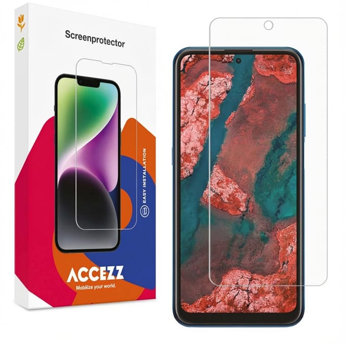 Accezz Screen Protector - Geschikt voor Nokia X10 / Nokia X20 - Gehard Glas Screenprotector