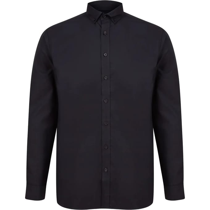 Shirt met lange mouwen Henbury Classic Fit