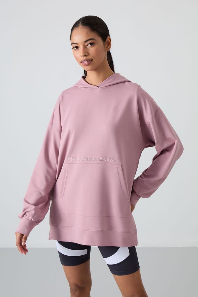Overmaat Hoodie met Print