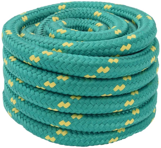 vidaXL - Boottouw - 4 - mm - 10 - m - Groen