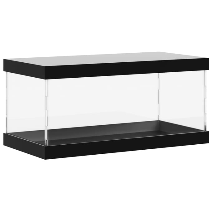 vidaXL - Vitrine - transparant - 30x15x14 - cm - acryl