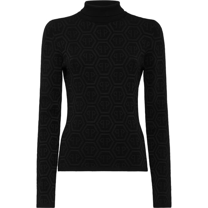 Schildpadhals Ls Monogram