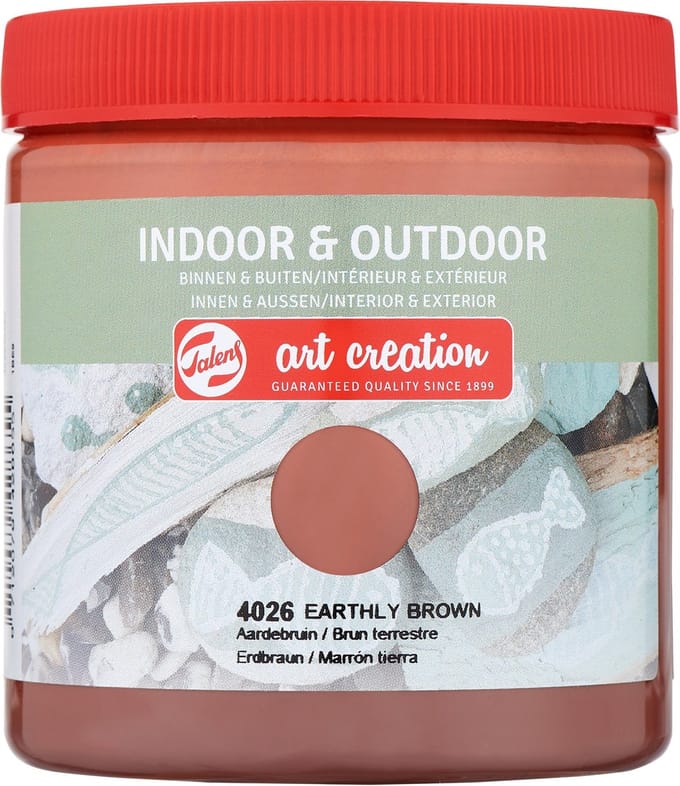Talens Art Creation indoor & outdoor verf 250ml - Aardebruin