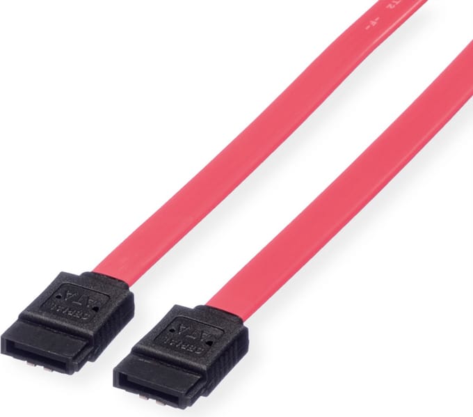 VALUE Int. SATA 6.0 Gbit/s HDD kabel, met clicksluiting, 0,5 m