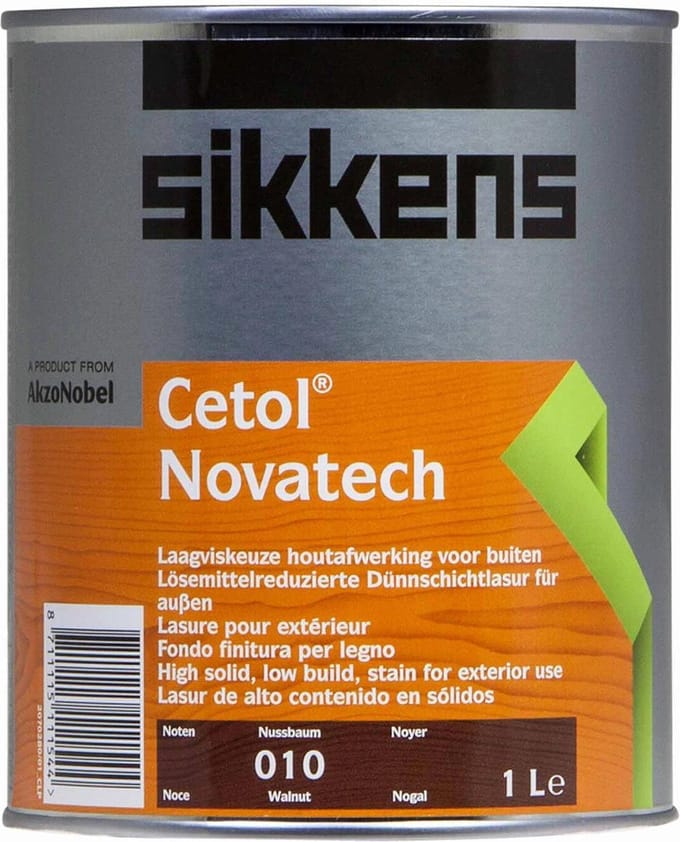Sikkens Cetol Novatech - 010 - Noten - 1 l - 18-20 m²/l
