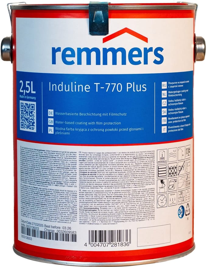 Remmers Induline T-770 PLUS - Kleurloos - 2.5 liter