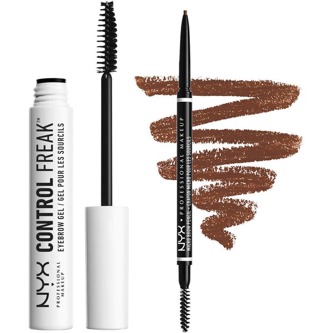 NYX Professional Makeup, Control Freak, Gel à sourcils, 01 Transparent, 9g (0,3 oz) white
