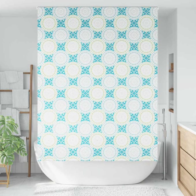 vidaXL - Doucherolgordijn - 160x240 - cm - stofbreedte - 156 - cm