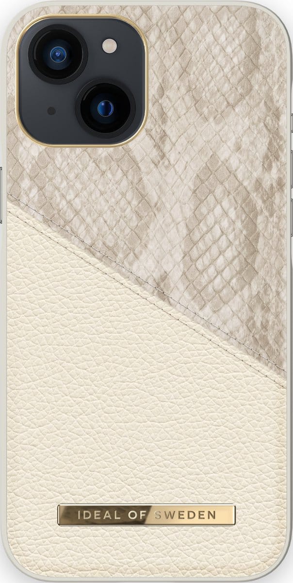 iDeal of Sweden Fashion Case Atelier iPhone 13 Mini Pearl Python
