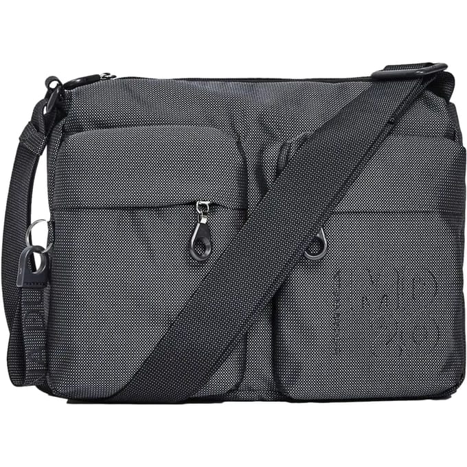 MANDARINA DUCK Schoudertas MD20 Crossover Zip Steel Grijs