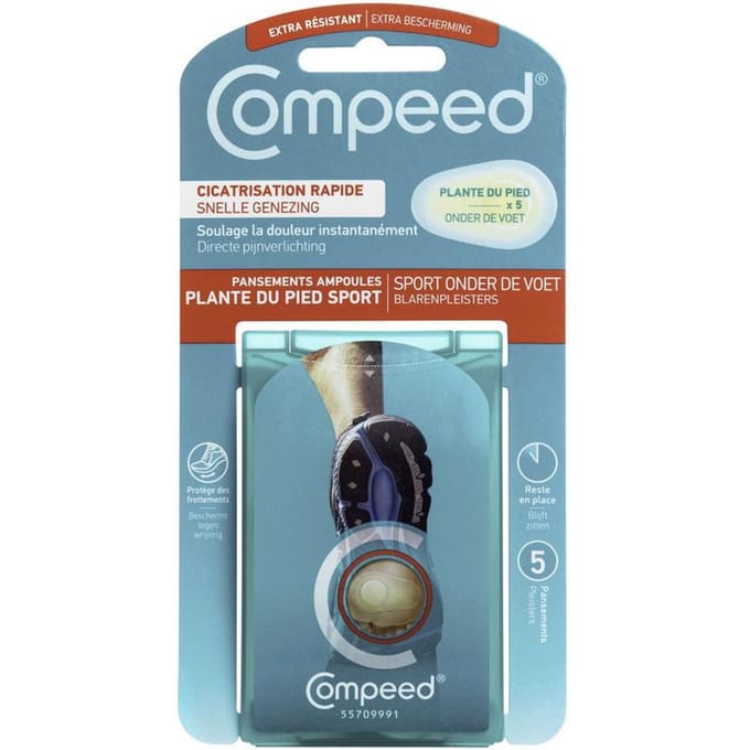 Compeed Onder Voet - 5 stuks - Blarenpleisters