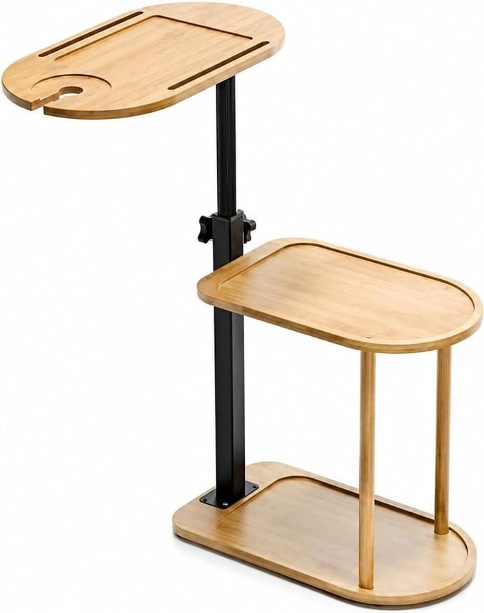 Bijzettafel Bank - Laptoptafel - Bedtafeltje - Werkplek