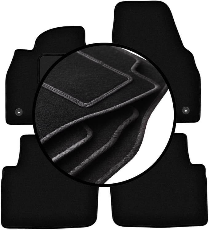 Complete set veloursmatten voor: Skoda Kamiq crossover (2019-)