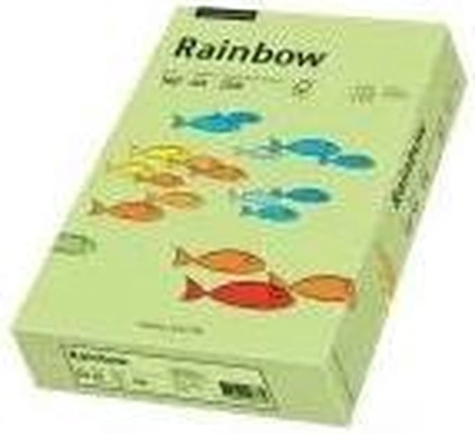 Rainbow gekleurd papier A4 120 gram 76 groen 250 vel