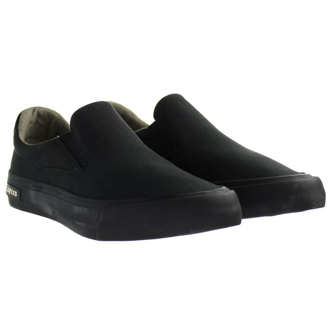 Seavees Hawthorne Heren Zwarte Plimsolls