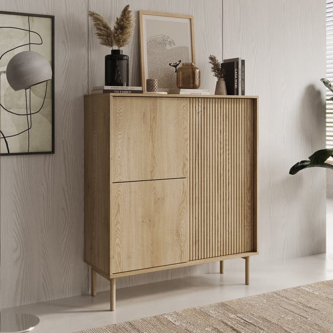 Meubella - Tenerife - Dressoir - Eiken - 104 cm