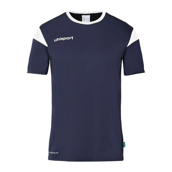 Uhlsport Squad 27 Shirt Korte Mouw Kinderen - Marine / Wit | Maat: 164