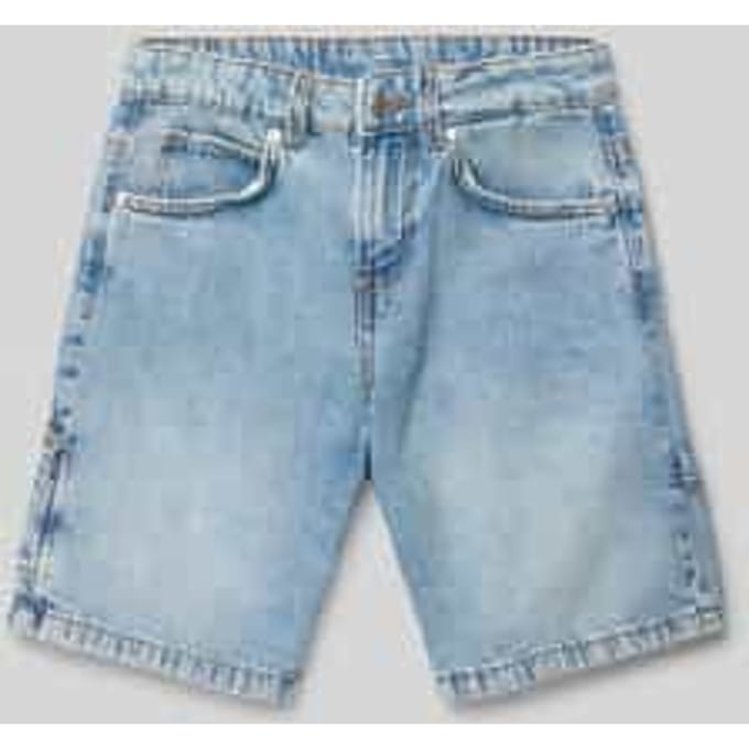 Baggy fit bermuda van puur katoen