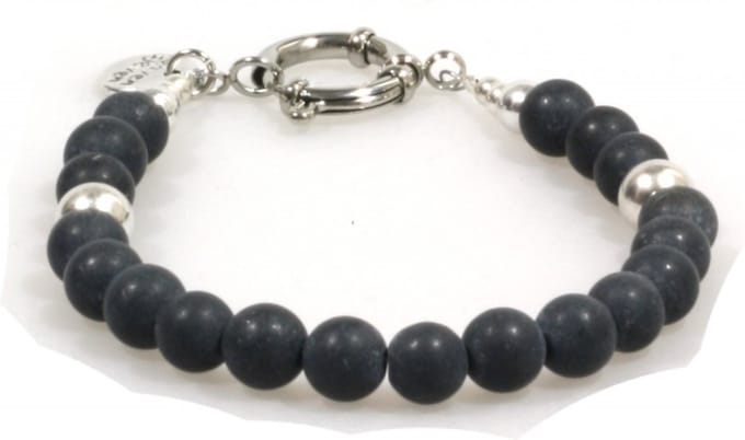 Heaven Eleven Men - Onyx met RVSl 8mm- 21cm
