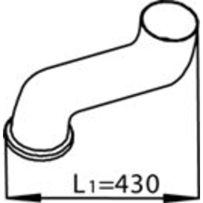 Uitlaatpijp DINEX 81676