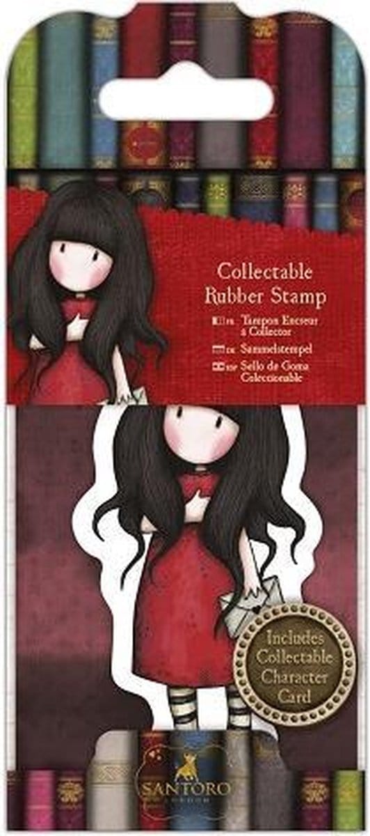 Gorjuss: Collectable Mini Rubber Stamp - Santoro - No. 33 From The Heart (GOR 907413)