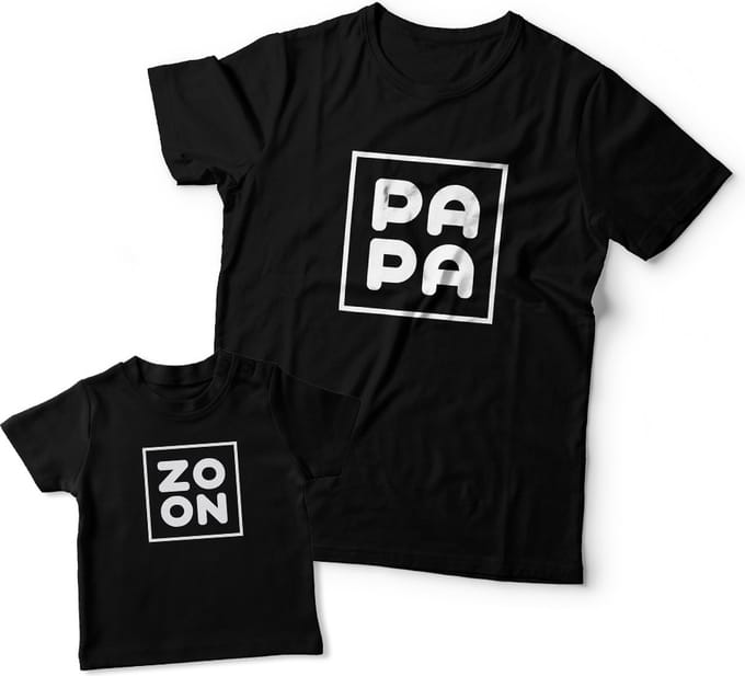 Matching shirts Vader & Zoon | Zoon & Papa