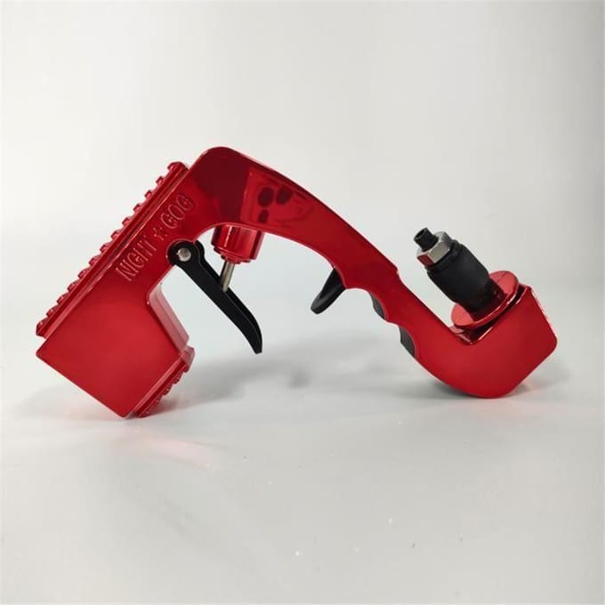 Spuitbus - Bubbly Blaster - Champagnepistool - Compatibel met alle flessen - Rood - Plastic rood