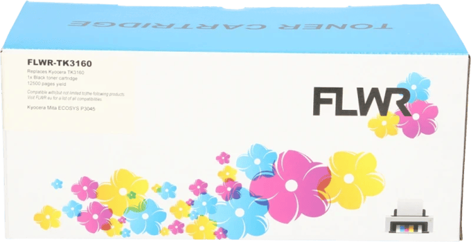 FLWR - Toner / TK-3160 / Zwart - Geschikt voor Kyocera Mita