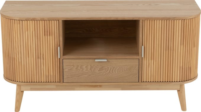 J-Line kast Rond - dennenhout - naturel - small
