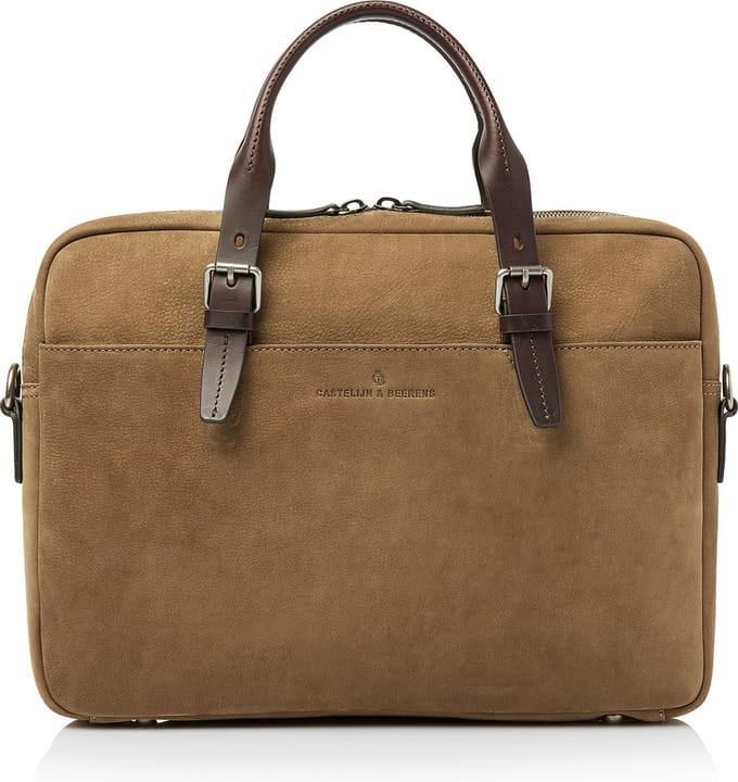 Castelijn & Beerens - Veneto Nubuck Laptoptas 15.6 RFID | taupe -