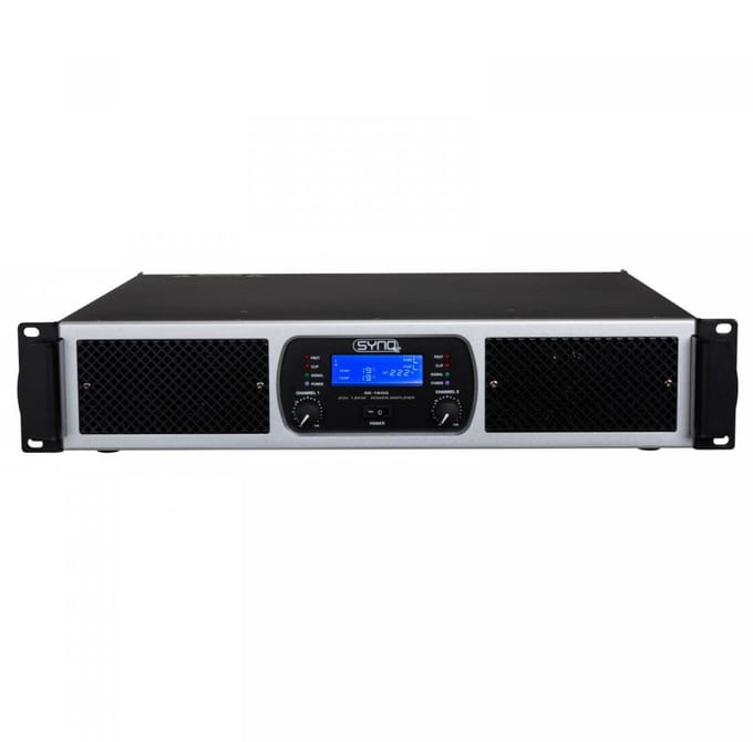 Synq Audio SE-1800, 2x900W / 4 Ohm - 2-Kanaals eindversterker
