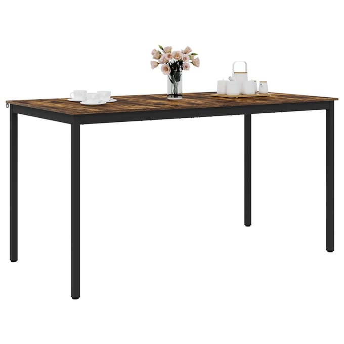 vidaXL - Staande - Bartafel - Bewerkt - hout - Rechthoekig