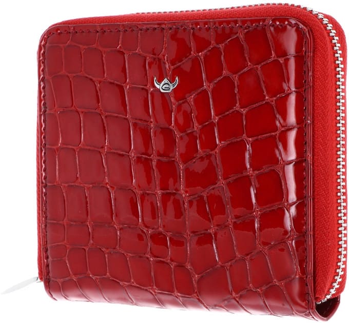 Golden Head Leren portemonnee Cayenne RFID Protect RV-Damenbörse 2826 Kirsche rood