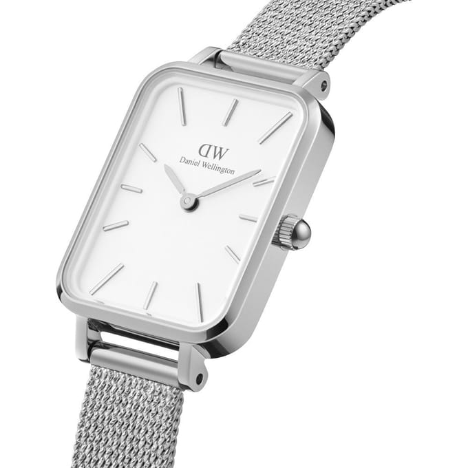 Daniel Wellington DW Watch Quadro Pressed Sterling 20x26mm Silver