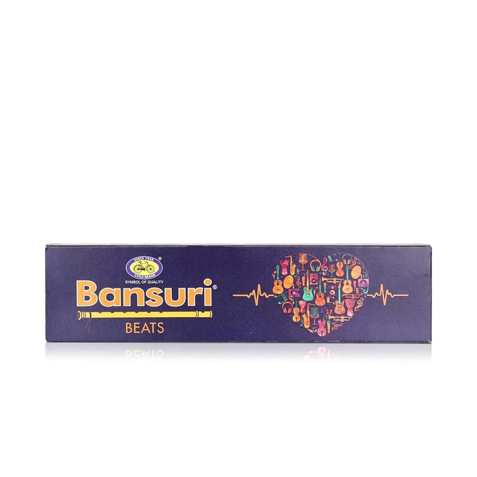Cycle Pure Bansuri Beats Agarbatti Musk Wierookstokjes 100g Pak van 2 voor Puja & Ontspanning blue