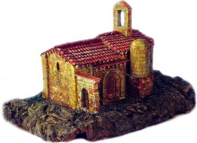 Domenech Bouwpakket Kerk Santa Cecilia Hermitage - Steen - Vanaf 15 jaar