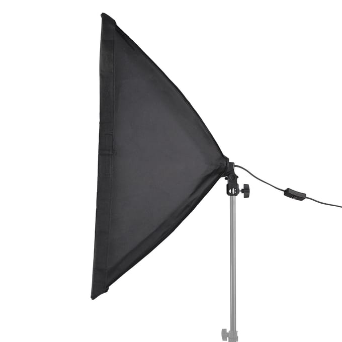 Softbox de photographie de Studio 50*70 cm avec sac de transport à prise E27 pour produit de Portrait en direct US Plug black