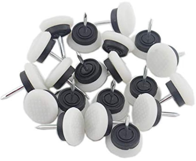 Ronde Zware Nylon Meubelpads - 50 Stuks voor Vloerbescherming