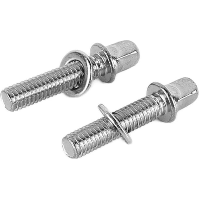 2 STKS IJzeren Trommel Spanbouten RVS Spanstangen Percussie Vervangingsaccessoire WC902 gray