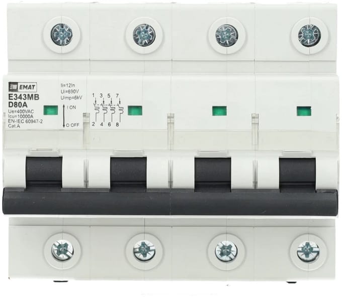 EMAT installatieautomaat 4P D80 (85004073)
