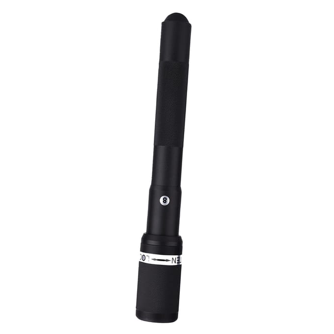 12.6 inch Aluminiumlegering Biljart Pool Keu Extreme Verlengstuk Telescopische Verlenging Zwart white